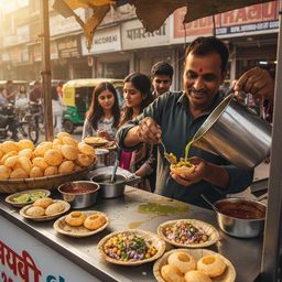pani puri chaat