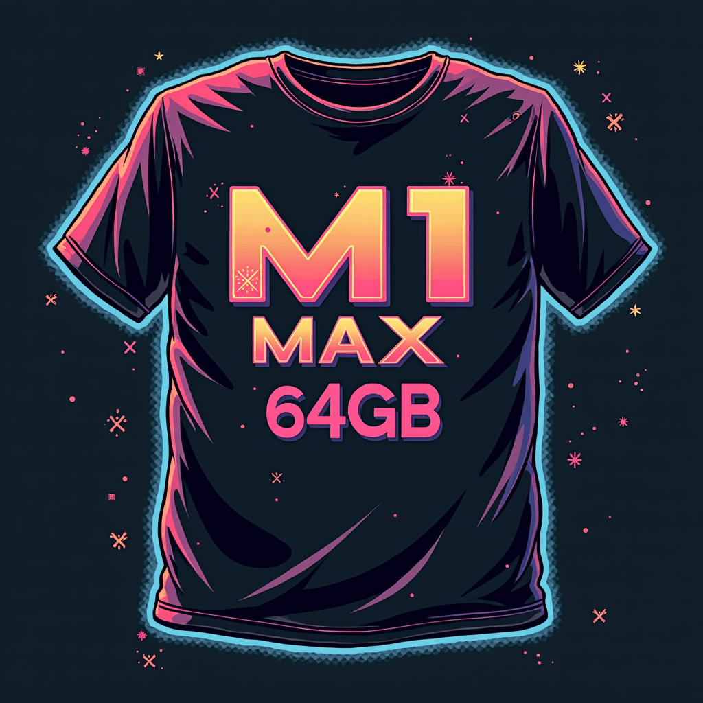 Flux dev M1 MAX tee
